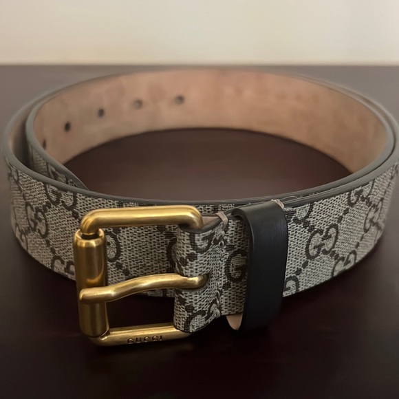Gucci Other - Gucci belt with classic GG print and snake motif.